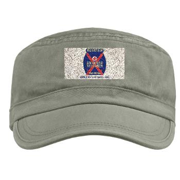 ARC - A01 - 01 - American Red Cross (ARC) with Text - Military Cap