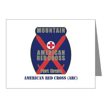 ARC - M01 - 02 - American Red Cross (ARC) with Text - Note Cards (Pk of 20)
