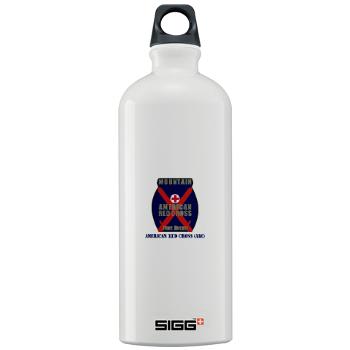 ARC - M01 - 03 - American Red Cross (ARC) with Text - Sigg Water Bottle 1.0L