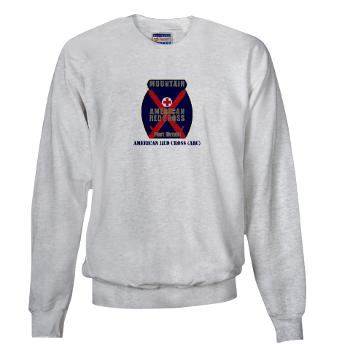 ARC - A01 - 03 - American Red Cross (ARC) with Text - Sweatshirt