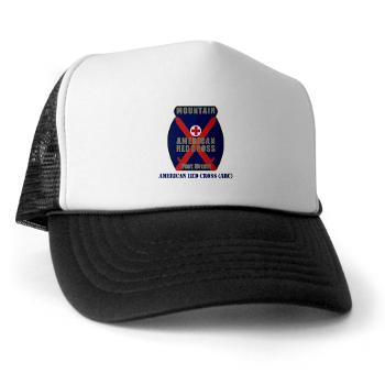 ARC - A01 - 02 - American Red Cross (ARC) with Text - Trucker Hat