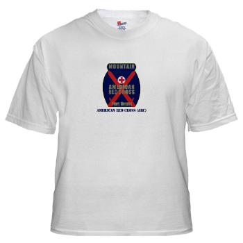 ARC - A01 - 04 - American Red Cross (ARC) with Text - White t-Shirt