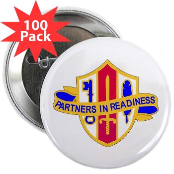 ARJSTSC - M01 - 01 - DUI - ARMY Reserve Joint and Special Troops Support Command - 2.25" Button (100 pack)