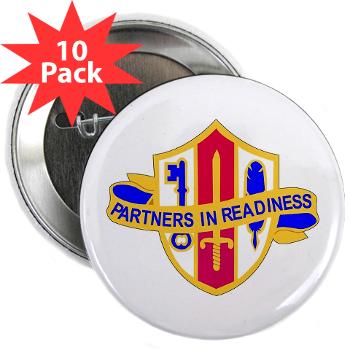 ARJSTSC - M01 - 01 - DUI - ARMY Reserve Joint and Special Troops Support Command - 2.25" Button (10 pack)