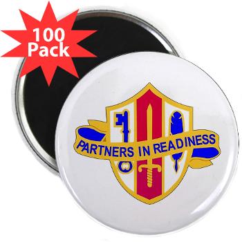ARJSTSC - M01 - 01 - DUI - ARMY Reserve Joint and Special Troops Support Command - 2.25" Magnet (100 pack)