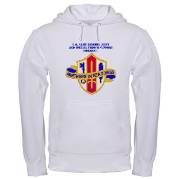 ARJSTSC - A01 - 03 - DUI - ARMY Reserve Joint and Special Troops Support Command with Text - Hooded Sweatshirt - Click Image to Close