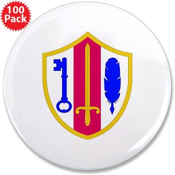 ARJSTSC - M01 - 01 - SSI - ARMY Reserve Joint and Special Troops Support Command - 3.5" Button (100 pack)