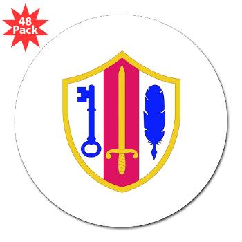 ARJSTSC - M01 - 01 - SSI - ARMY Reserve Joint and Special Troops Support Command - 3" Lapel Sticker (48 pk)