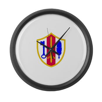 ARJSTSC - M01 - 03 - SSI - ARMY Reserve Joint and Special Troops Support Command - Large Wall Clock - Click Image to Close