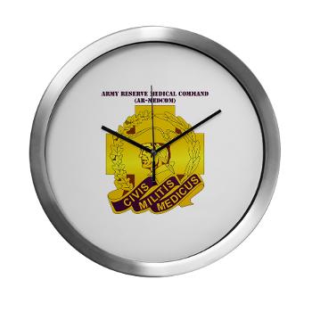 ARMC - M01 - 03 - DUI - Army Reserve Medical Command with Text Modern Wall Clock
