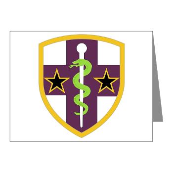 ARMC - M01 - 02 - SSI - Army Reserve Medical Command Note Cards (Pk of 20) - Click Image to Close