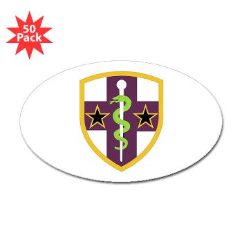ARMC - M01 - 01 - SSI - Army Reserve Medical Command Sticker (Oval 50 pk)