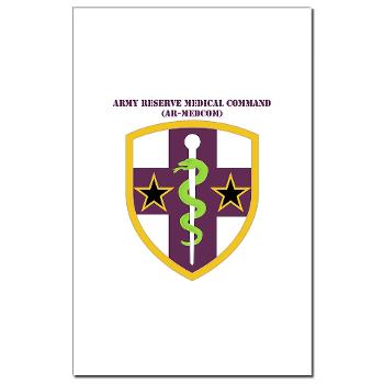 ARMC - M01 - 02 - SSI - Army Reserve Medical Command with Text Mini Poster Print - Click Image to Close