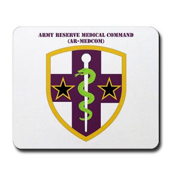 ARMC - M01 - 03 - SSI - Army Reserve Medical Command with Text Mousepad - Click Image to Close