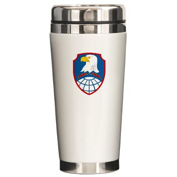 ASMDC - M01 - 03 - SSI - US - Army Space & Missile Defense Command - Ceramic Travel Mug - Click Image to Close