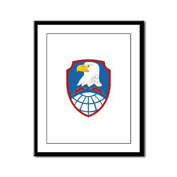 ASMDC - M01 - 02 - SSI - US - Army Space & Missile Defense Command - Framed Panel Print