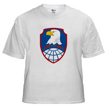 ASMDC - A01 - 04 - SSI - US - Army Space & Missile Defense Command - White t-Shirt - Click Image to Close
