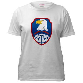 ASMDC - A01 - 04 - SSI - US - Army Space & Missile Defense Command - Women's T-Shirt - Click Image to Close