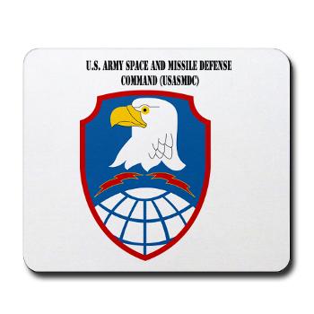 ASMDC - M01 - 03 - SSI - US - Army Space & Missile Defense Command with Text - Mousepad