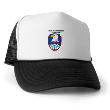 ASMDC - A01 - 02 - SSI - US - Army Space & Missile Defense Command with Text - Trucker Hat