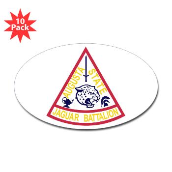 ASU - M01 - 01 - Augusta State University - Sticker (Oval 10 pk)
