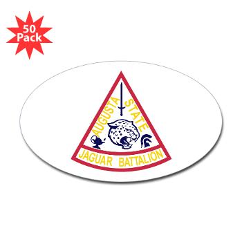 ASU - M01 - 01 - Augusta State University - Sticker (Oval 50 pk)