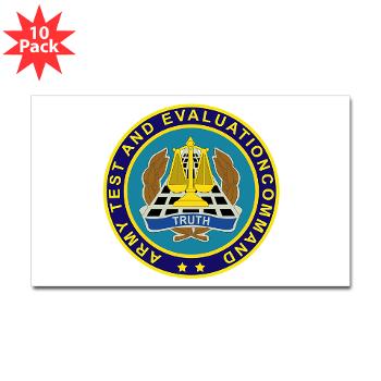 ATEC - M01 - 01 - U.S. Army Test and Evaluation Command (ATEC) - Sticker (Rectangle 10 pk)
