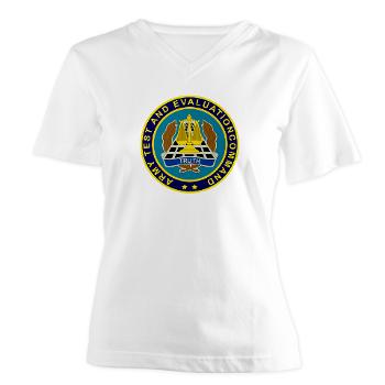 ATEC - A01 - 04 - U.S. Army Test and Evaluation Command (ATEC) - Women's V-Neck T-Shirt - Click Image to Close