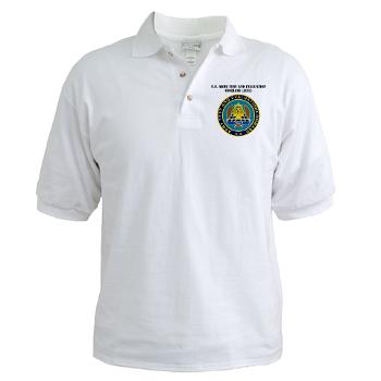 ATEC - A01 - 04 - U.S. Army Test and Evaluation Command (ATEC) with Text - Golf Shirt - Click Image to Close