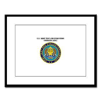 ATEC - M01 - 02 - U.S. Army Test and Evaluation Command (ATEC) with Text - Large Framed Print - Click Image to Close