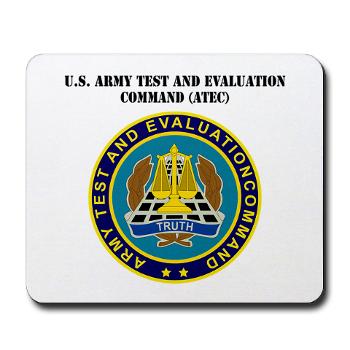 ATEC - M01 - 03 - U.S. Army Test and Evaluation Command (ATEC) with Text - Mousepad
