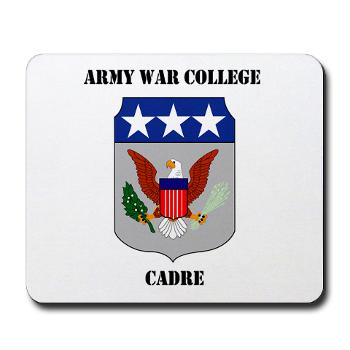 AWCC - M01 - 03 - Army War College Cadre with Text Mousepad
