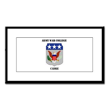 AWCC - M01 - 02 - Army War College Cadre with Text Small Framed Print
