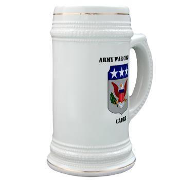 AWCC - M01 - 03 - Army War College Cadre with Text Stein - Click Image to Close