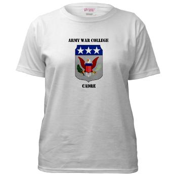 AWCC - A01 - 04 - Army War College Cadre with Text Women's T-Shirt - Click Image to Close