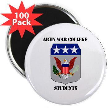 AWCS - M01 - 01 - Army War College Students with Text 2.25" Magnet (100 pack)