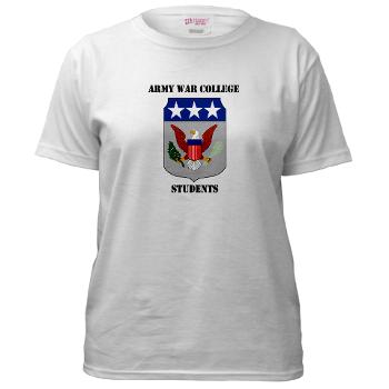AWCS - A01 - 04 - Army War College Students with Text Women's T-Shirt - Click Image to Close