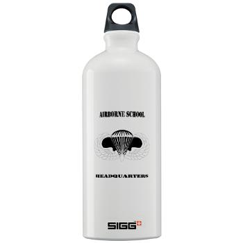 Airborne - M01 - 03 - DUI - Airborne School Cap with Text - Sigg Water Bottle 1.0L