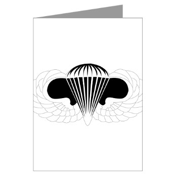 Airborne - M01 - 02 - DUI - Airborne School Greeting Cards (Pk of 10)