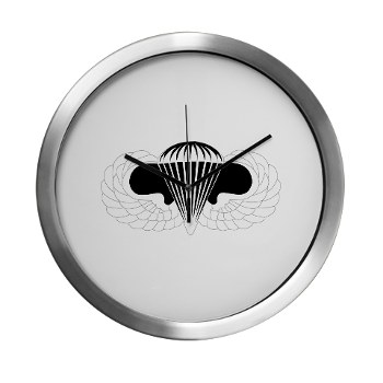 Airborne - M01 - 03 - DUI - Airborne School Modern Wall Clock - Click Image to Close