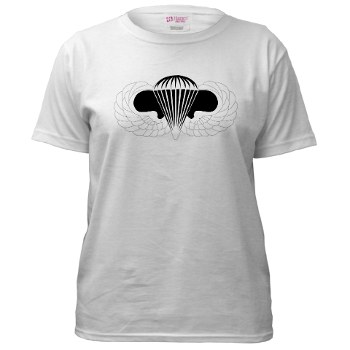 Airborne - A01 - 04 - DUI - Airborne School Women's T-Shirt - Click Image to Close