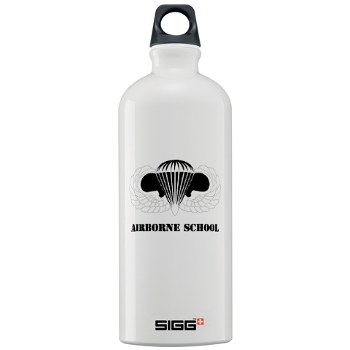Airborne - M01 - 03 - DUI - Airborne School with Text Sigg Water Bottle 1.0L