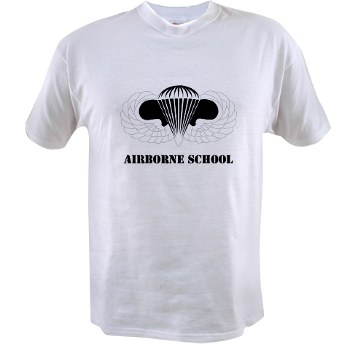 Airborne - A01 - 04 - DUI - Airborne School with Text Value T-Shirt