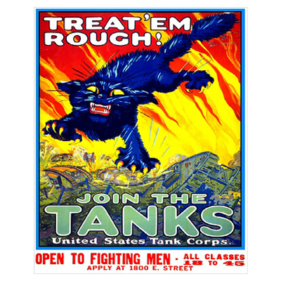 "Join The Tanks" Poster - Click Image to Close