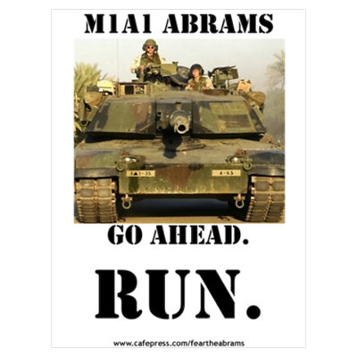"M1A1 Abrams" Poster