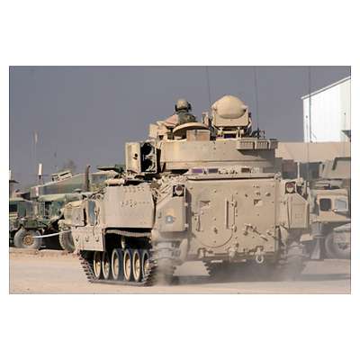 "M2/M3 Bradley Fighting Vehicle" Poster - Click Image to Close