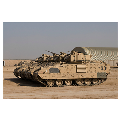 "M2/M3 Bradley Fighting Vehicles" Poster - Click Image to Close