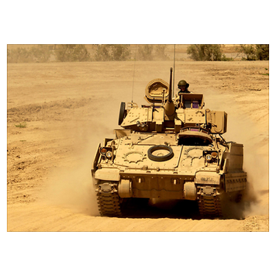 "M2A2 Bradley Fighting Vehicle" Poster