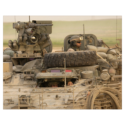 "Stryker in Iraq" Poster