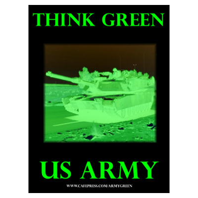 "Think Green" Poster
